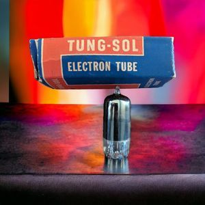 New Tung Sol 6CB6 Vintage Electron Tube 7 PIN Vacuum Amp Ham Radio TV